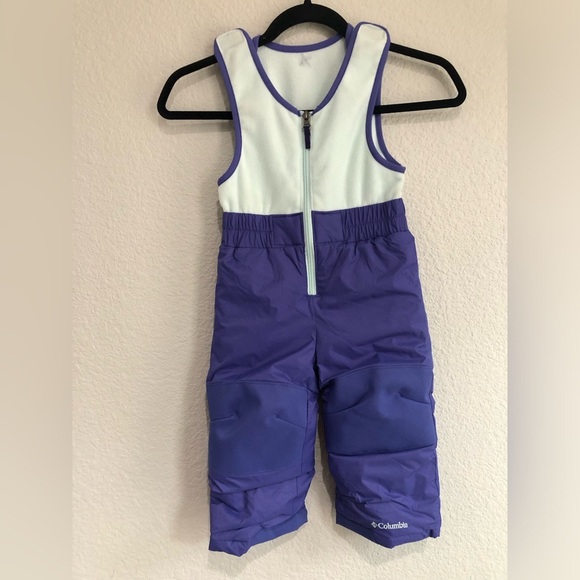 Columbia toddler snow bib snow suit with Velcro shoulders 2t - Picture 1 of 7